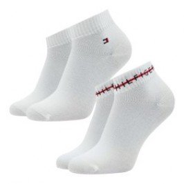 Calcetines de la marca TOMMY HILFIGER - Pack de 2 pares de calcetines tobilleros Tommy - blanco - Ref : 701222187 001