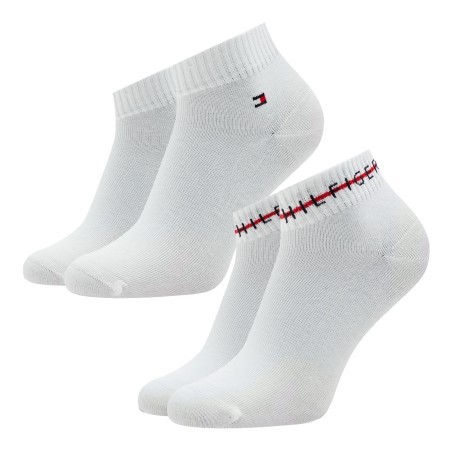 Packung mit 2 Paar Tommy-Söckchen – weiß