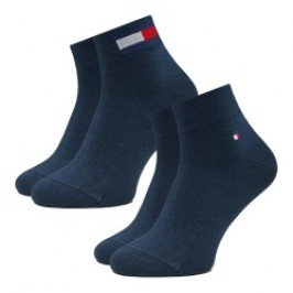 Socken der Marke TOMMY HILFIGER - 2er-Pack Knöchelsocken mit Flag Tommy - navy - Ref : 701223929 002