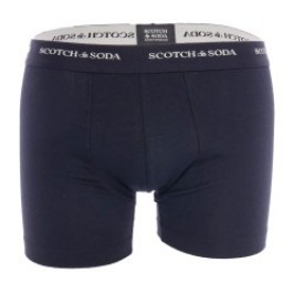 Pantaloncini boxer, Shorty del marchio SCOTCH & SODA - Confezione da 2 Boxer Iconici in cotone biologico Scotch&Soda - Nero - Re