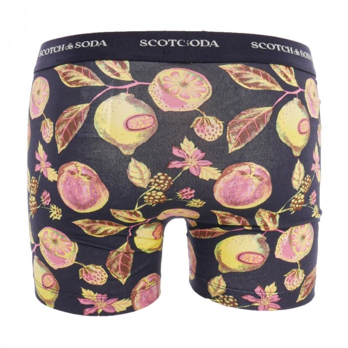 Pantaloncini boxer, Shorty del marchio SCOTCH & SODA - Confezione da 2 Boxer Iconici in cotone biologico Scotch&Soda - Nero - Re