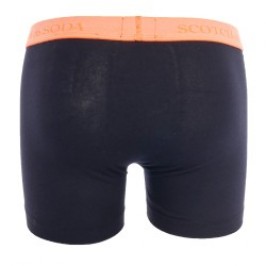 Shorts Boxer, Shorty de la marca SCOTCH & SODA - Pack de 2 Boxers con cinturón neón de algodón orgánico Scotch&Soda - Negro - Re