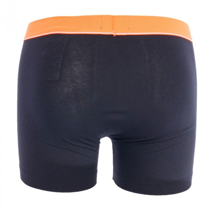 Boxer, shorty de la marque SCOTCH & SODA - Lot de 3 boxers avec Ceinture à logo orange,noir et rose en coton bio Scotch&Soda - R