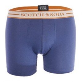 Boxer, shorty de la marque SCOTCH & SODA - Lot de 3 boxers en coton bio Scotch&Soda - Bleu - Ref : 701222706 003