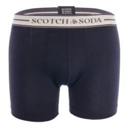 Pantaloncini boxer, Shorty del marchio SCOTCH & SODA - Confezione da 3 boxer  in cotone biologico Scotch&Soda - Nero e Grigio - 