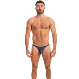 Thong of the brand L HOMME INVISIBLE - Seaport - String Striptease - Ref : UW08 SEA 272