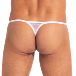 String de la marque L HOMME INVISIBLE - White Mist - String Striptease - Ref : UW08 MIS 002