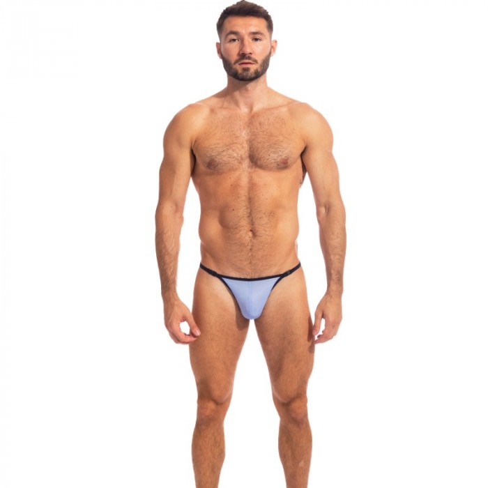 Tanga de la marca L HOMME INVISIBLE - Jacaranda - String Striptease - Ref : UW21X JAC B04