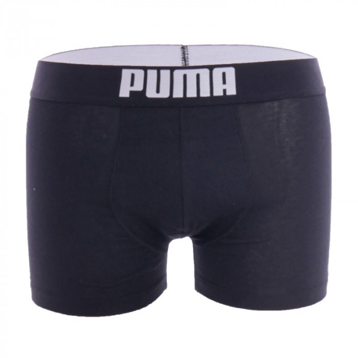 Boxer, shorty de la marque PUMA - Lot de 2 boxers avec logo PUMA - noir - Ref : 651003001 200