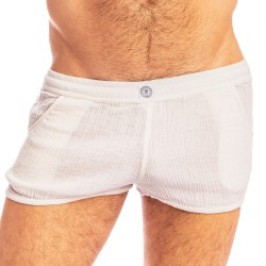 Breve del marchio L HOMME INVISIBLE - Palm Spring - Lounge Split Shorts - Ref : SP05 PAL 002