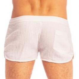 Short of the brand L HOMME INVISIBLE - Palm Spring - Lounge Split Shorts - Ref : SP05 PAL 002