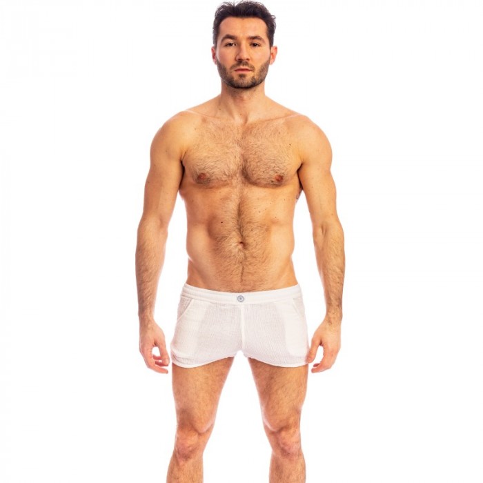 Short of the brand L HOMME INVISIBLE - Palm Spring - Lounge Split Shorts - Ref : SP05 PAL 002
