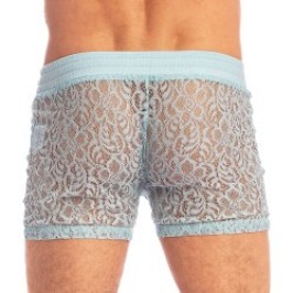 Short of the brand L HOMME INVISIBLE - Fleur d Ether Blue - Lounge Shorts - Ref : HW165 FDE 021