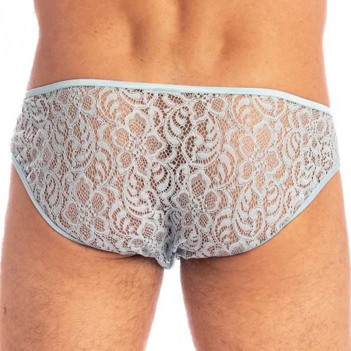 Brief of the brand L HOMME INVISIBLE - Fleur d Ether Blue - Mini Briefs - Ref : UW30 FDE 021