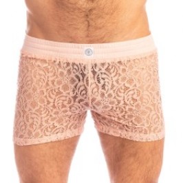 Short of the brand L HOMME INVISIBLE - Fleur d Ether Pink - Lounge Shorts - Ref : HW165 FDE 022