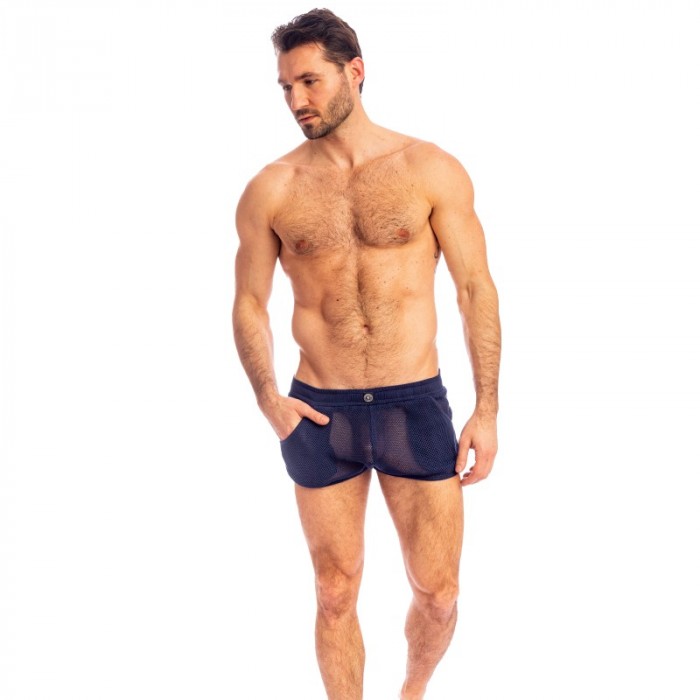 Short of the brand L HOMME INVISIBLE - Madrague - Sport Shorts Navy - Ref : SP05 MAD 049