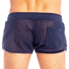 Short de la marque L HOMME INVISIBLE - Madrague - Short Sport Marine - Ref : SP05 MAD 049