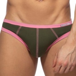 Slip de la marca ADDICTED - Twink Cotton - Set de 3 mini-briefs - Ref : AD1191 3COL