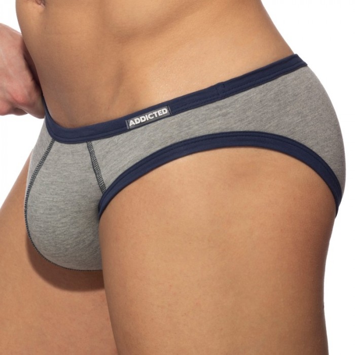 Slip, Tanga de la marque ADDICTED - Twink Cotton - Lot de 3 mini-slips - Ref : AD1191 3COL