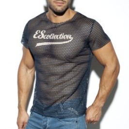 Open mesh t-Shirt - marine