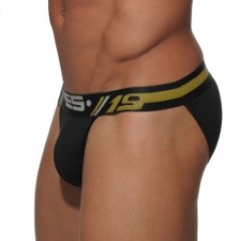 Slip de la marca ES COLLECTION - Bikini de Daytona - negro - Ref : UN062 C10