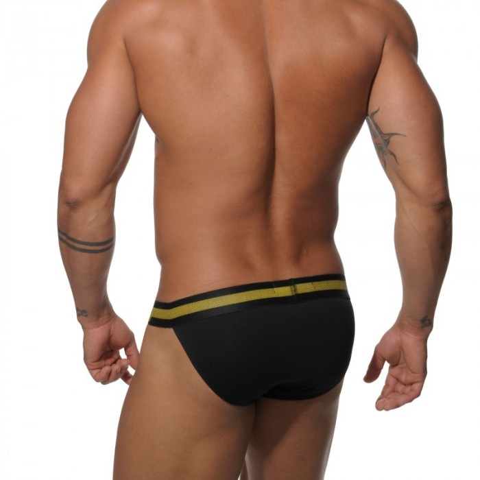 Slip, Tanga de la marque ES COLLECTION - Bikini Daytona - noir - Ref : UN062 C10