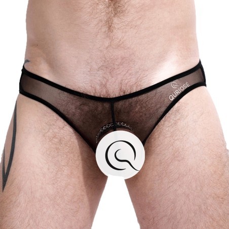 Slip in rete Sheer Sensation - nero