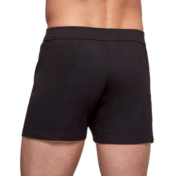 Boxershorts der Marke IMPETUS - Pure Cotton Button-Down Slips - schwarz - Ref : 1271001 020