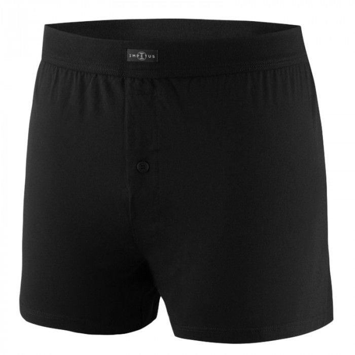 Boxershorts der Marke IMPETUS - Pure Cotton Button-Down Slips - schwarz - Ref : 1271001 020