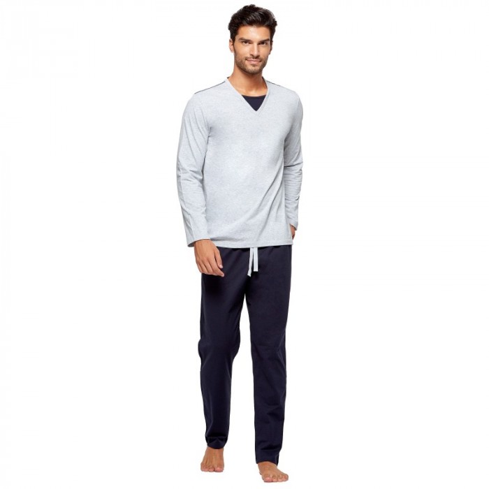 Pajamas of the brand IMPETUS - Organic Impetus Pyjama - Grey - Ref : GO62024 073