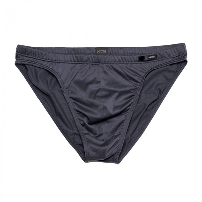 Slip, Tanga de la marque HOM - Micro slip Comfort coton mercerisé - gris - Ref : 359699 00ZU