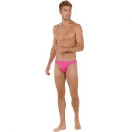Brief of the brand HOM - Slip micro Feathers - pink - Ref : 404756 1128