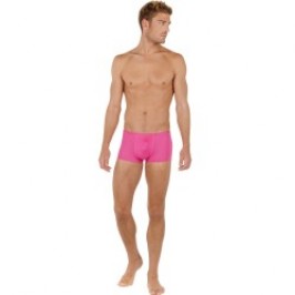 Boxer, shorty de la marque HOM - Boxer court Plumes - rose - Ref : 404755 1128