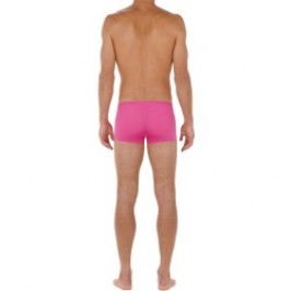 Boxer shorts, Shorty of the brand HOM - Short Boxer Feathers - pink - Ref : 404755 1128