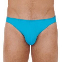 Slip, Tanga de la marque HOM - Slip micro Plumes - turquoise - Ref : 404756 00PF