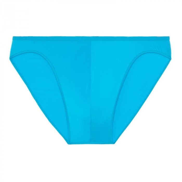 Slip de la marca HOM - Micro plumas deslizantes - turquesa - Ref : 404756 00PF