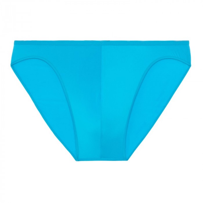 Brief of the brand HOM - Slip micro Feathers - turquoise - Ref : 404756 00PF