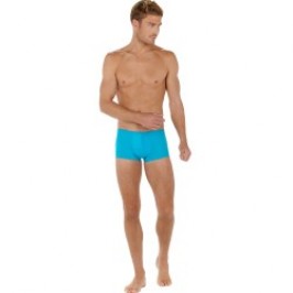 Boxer, shorty de la marque HOM - Boxer court Plumes - turquoise - Ref : 404755 00PF