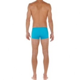 Boxer, shorty de la marque HOM - Boxer court Plumes - turquoise - Ref : 404755 00PF