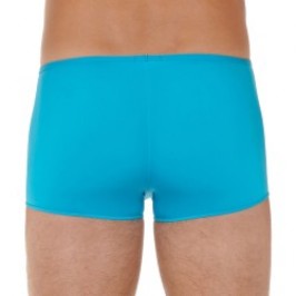 Boxer, shorty de la marque HOM - Boxer court Plumes - turquoise - Ref : 404755 00PF