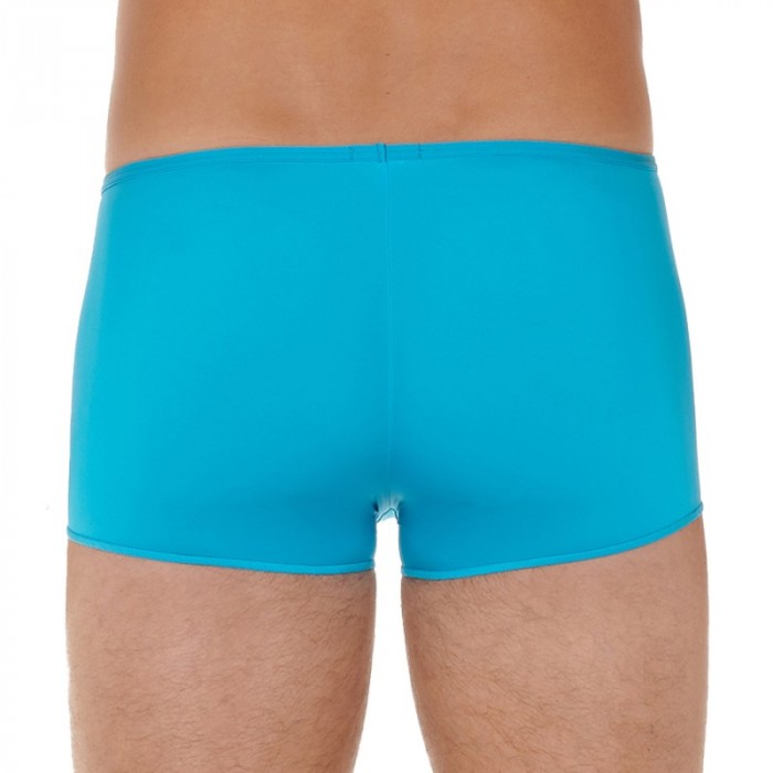 Boxer shorts, Shorty of the brand HOM - Short Boxer Feathers - turquoise - Ref : 404755 00PF