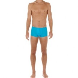 Pantaloncini boxer, Shorty del marchio HOM - Short Boxer Feathers - turchese - Ref : 404755 00PF