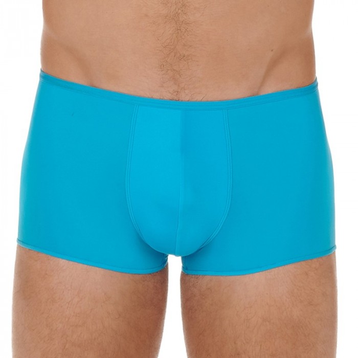 Boxer, shorty de la marque HOM - Boxer court Plumes - turquoise - Ref : 404755 00PF