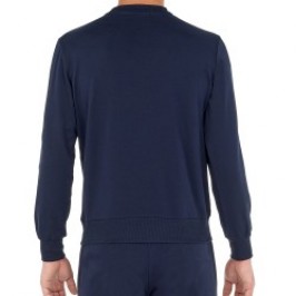 Haut de la marque HOM - Sweat-shirt à col rond Sport Lounge HOM - marine - Ref : 402596 00RA