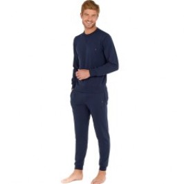 Nach oben der Marke HOM - HOM Sport Lounge Rundhals-Sweatshirt – marineblau - Ref : 402596 00RA