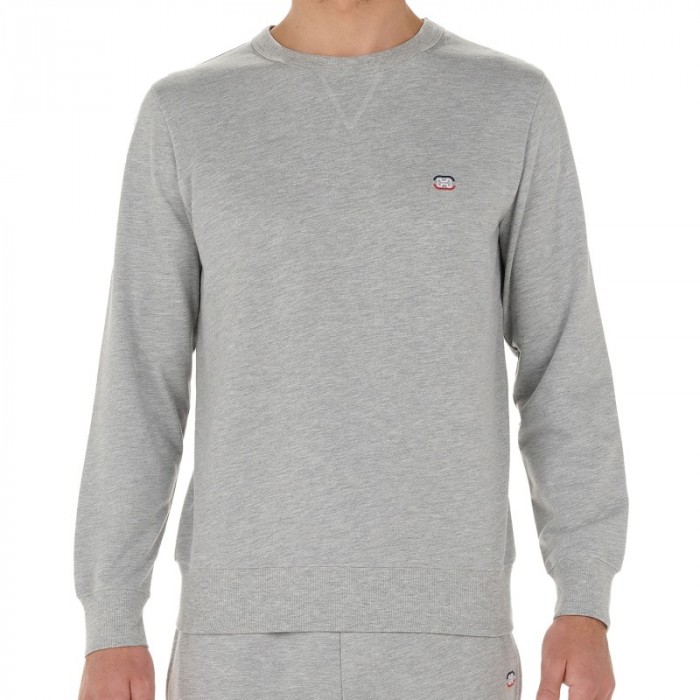 Top of the brand HOM - HOM Sport Lounge Round Neck Sweatshirt - grey - Ref : 402596 00GM