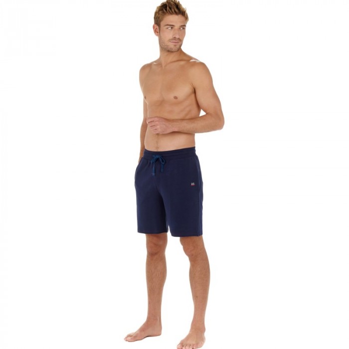 Breve del marchio HOM - Pantaloncini Sport Lounge HOM - blu navy - Ref : 405751 00RA