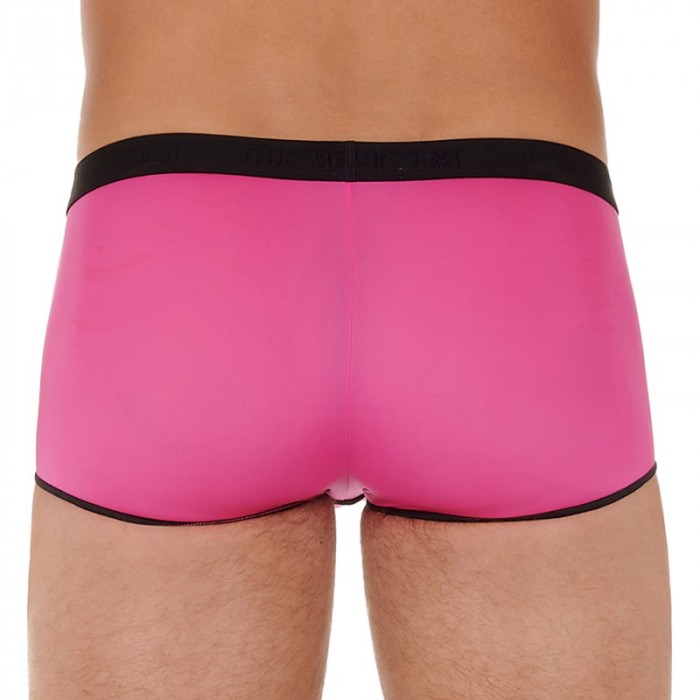 Boxer, shorty de la marque HOM - Boxer court HO1 Plume up EDITION LIMITEE - rose - Ref : 402373 1128