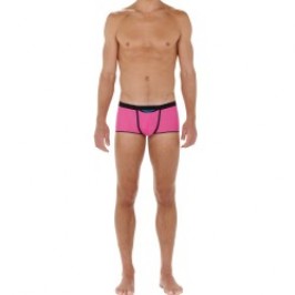 Boxer, shorty de la marque HOM - Boxer court HO1 Plume up EDITION LIMITEE - rose - Ref : 402373 1128