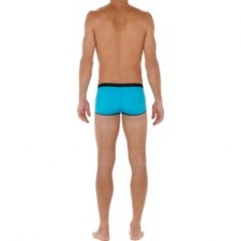 Boxer, shorty de la marque HOM - Boxer court HO1 Plume up EDITION LIMITEE - turquoise - Ref : 402373 00PF